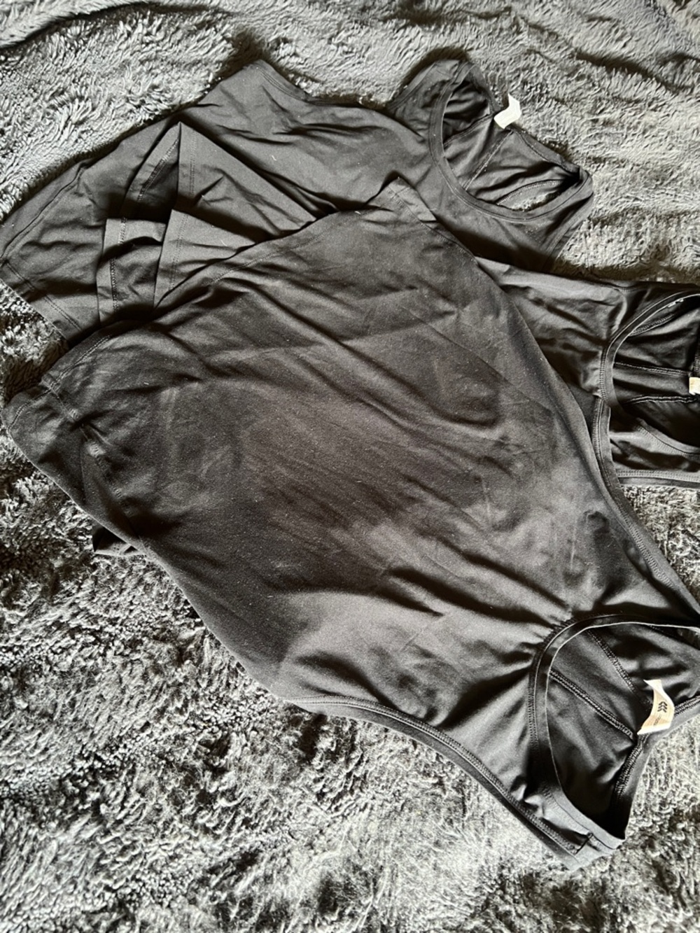 All In Motion Bundle Black Gym Athletic Wear Tanks L